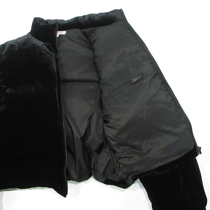MASU | エムエーエスユー/マス VELVET PUFFER JACKET ベルベットパファージャケット 2WAYベロアダウンジャケット ダウンベスト ダウンジャケット MFFW-BL0623 ブラック サイズ：46【三重本店】