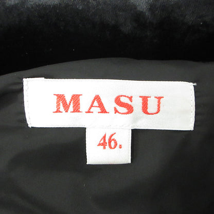 MASU | エムエーエスユー/マス VELVET PUFFER JACKET ベルベットパファージャケット 2WAYベロアダウンジャケット ダウンベスト ダウンジャケット MFFW-BL0623 ブラック サイズ：46【三重本店】