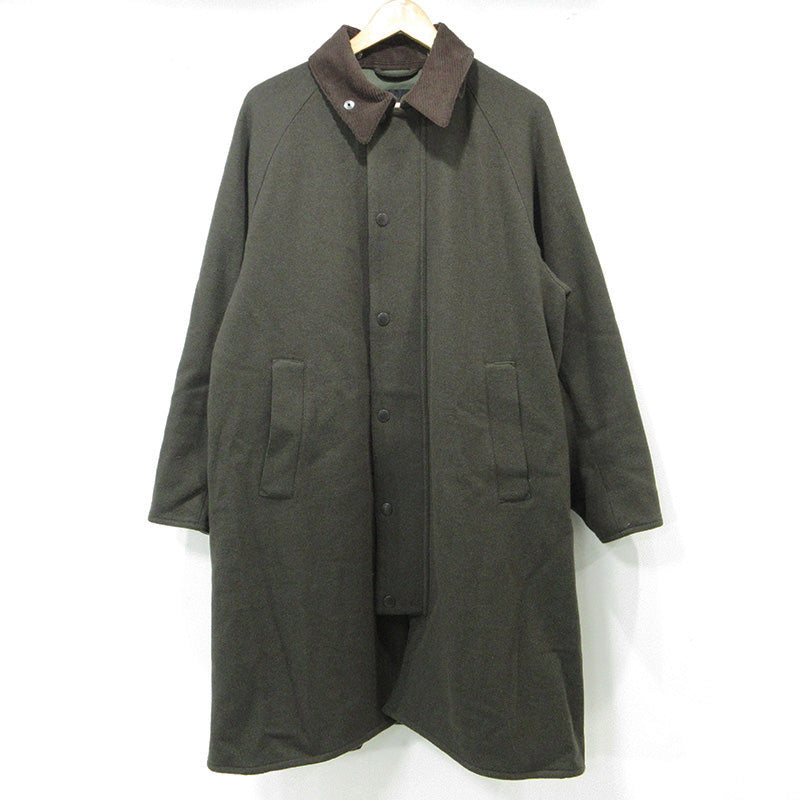 Barbour | バーブァー EXMOOR エクスモア 襟2WAYウールミドルレングスコート その他アウター 242MCAG019 カーキグリーン(KKI) サイズ：38【三重本店】