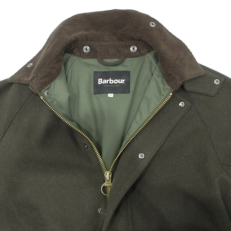 Barbour | バーブァー EXMOOR エクスモア 襟2WAYウールミドルレングスコート その他アウター 242MCAG019 カーキグリーン(KKI) サイズ：38【三重本店】