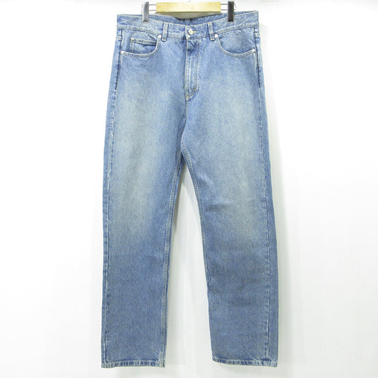 Salvatore Ferragamo | サルヴァトーレフェラガモ USED加工ジップフライデニムパンツ デニムパンツ 0764529 ブルー サイズ：52【三重本店】