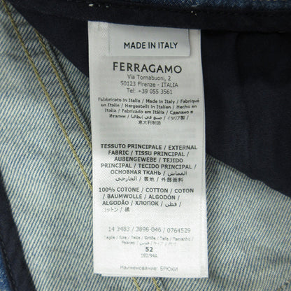 Salvatore Ferragamo | サルヴァトーレフェラガモ USED加工ジップフライデニムパンツ デニムパンツ 0764529 ブルー サイズ：52【三重本店】