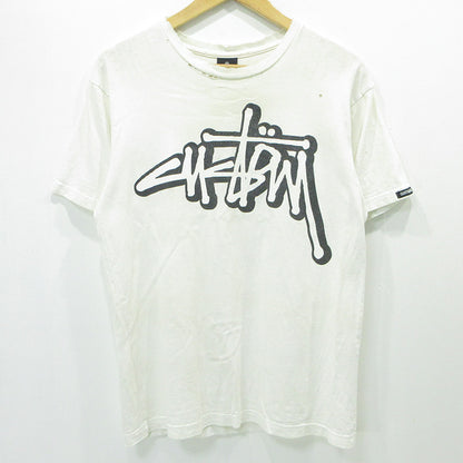 STUSSY | ステューシー CUSTOMADE No.2 カスタメイド U.S.A製 00's ロゴプリント半袖Tシャツ 半袖Ｔシャツ ホワイト サイズ：不明【三重本店】