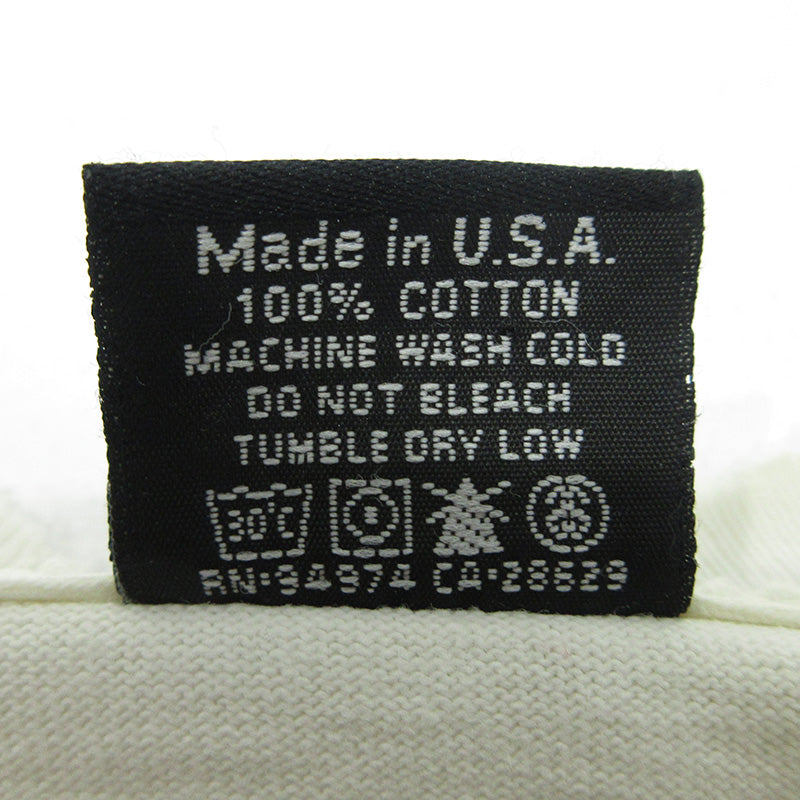 STUSSY | ステューシー CUSTOMADE No.2 カスタメイド U.S.A製 00's ロゴプリント半袖Tシャツ 半袖Ｔシャツ ホワイト サイズ：不明【三重本店】