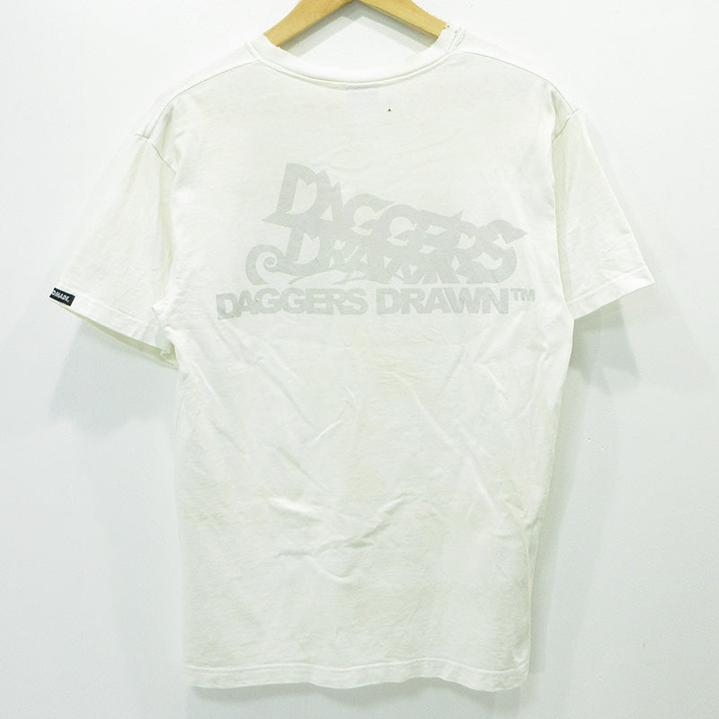STUSSY | ステューシー CUSTOMADE No.2 カスタメイド U.S.A製 00's ロゴプリント半袖Tシャツ 半袖Ｔシャツ ホワイト サイズ：不明【三重本店】