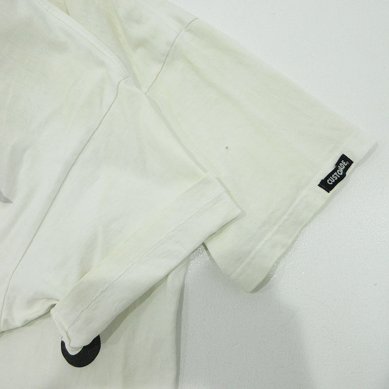 STUSSY | ステューシー CUSTOMADE No.2 カスタメイド U.S.A製 00's ロゴプリント半袖Tシャツ 半袖Ｔシャツ ホワイト サイズ：不明【三重本店】