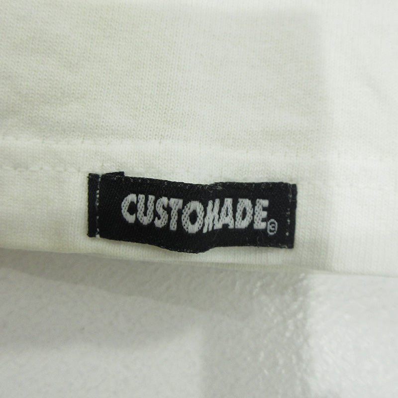 STUSSY | ステューシー CUSTOMADE No.2 カスタメイド U.S.A製 00's ロゴプリント半袖Tシャツ 半袖Ｔシャツ ホワイト サイズ：不明【三重本店】