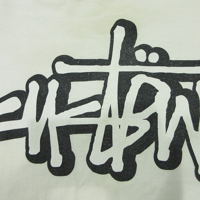 STUSSY | ステューシー CUSTOMADE No.2 カスタメイド U.S.A製 00's ロゴプリント半袖Tシャツ 半袖Ｔシャツ ホワイト サイズ：不明【三重本店】