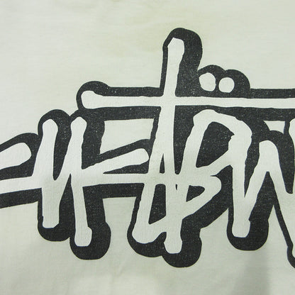 STUSSY | ステューシー CUSTOMADE No.2 カスタメイド U.S.A製 00's ロゴプリント半袖Tシャツ 半袖Ｔシャツ ホワイト サイズ：不明【三重本店】