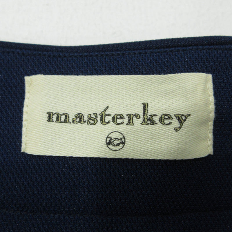 masterkey | マスターキー 半袖シャツ ネイビー サイズ：1【三重本店】