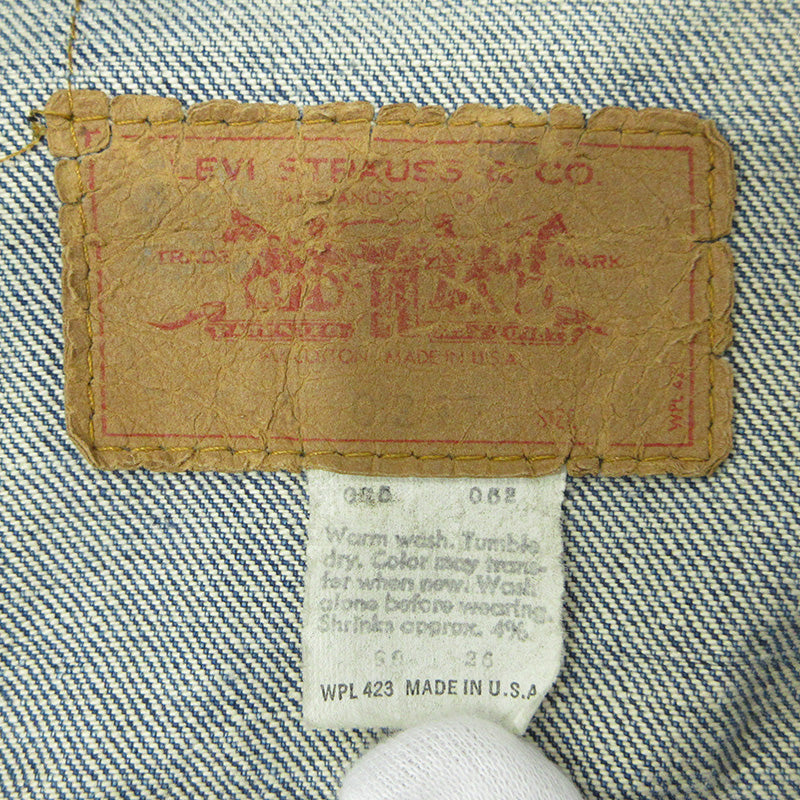 Levi's | リーバイス 4th デニムジャケット スモールe 60～70's デニム 70505 0219 ブルー インディゴ サイズ：不明【三重本店】