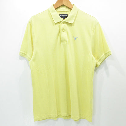 Barbour | バーブァー ロゴ刺繍半袖ポロシャツ ポロシャツ 241MML0358 イエロー サイズ：L【三重本店】