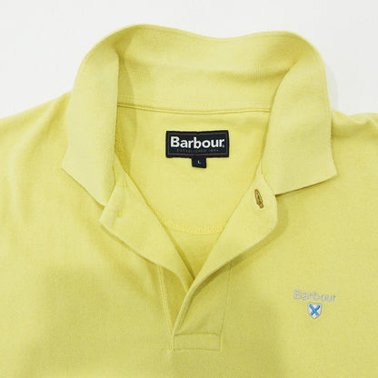 Barbour | バーブァー ロゴ刺繍半袖ポロシャツ ポロシャツ 241MML0358 イエロー サイズ：L【三重本店】