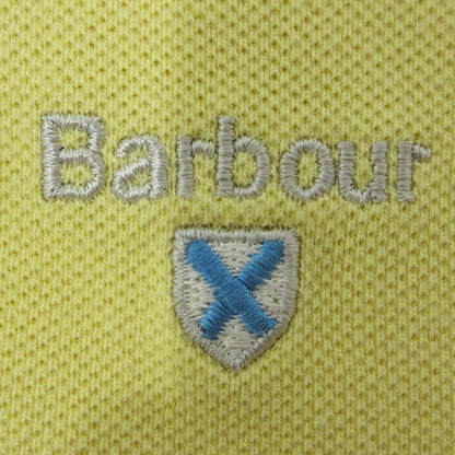 Barbour | バーブァー ロゴ刺繍半袖ポロシャツ ポロシャツ 241MML0358 イエロー サイズ：L【三重本店】