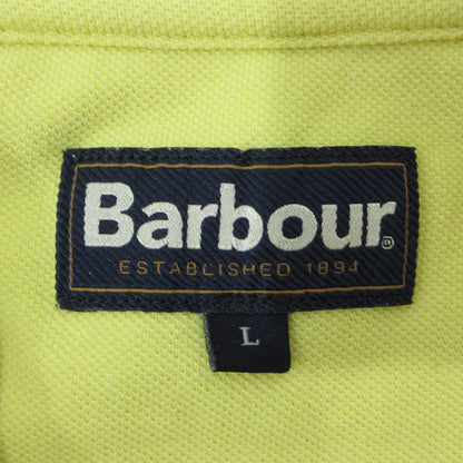 Barbour | バーブァー ロゴ刺繍半袖ポロシャツ ポロシャツ 241MML0358 イエロー サイズ：L【三重本店】