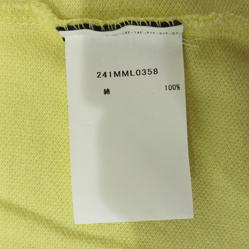Barbour | バーブァー ロゴ刺繍半袖ポロシャツ ポロシャツ 241MML0358 イエロー サイズ：L【三重本店】