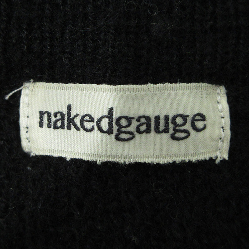 nakedgauge | ネイキッドゲージ アルパカ長袖セーター ニット セーター NG23W-01SW01C ブラック サイズ：1【三重本店】