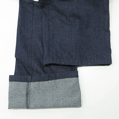 BECOME TREE | ビカムツリー LIGHT OZ SUSPENDER PANTS ライトオンスサスペンダーパンツ ロゴワッペンジップフライデニムパンツ デニムパンツ BT-7503 ネイビー インディゴ サイズ：L【三重本店】