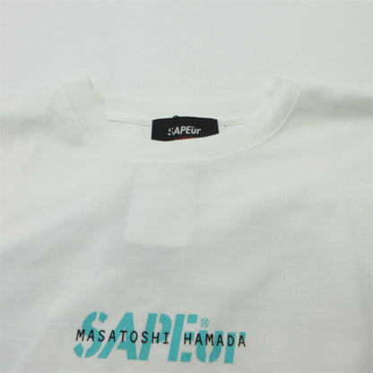 SAPEur | サプール MASATOSHI HAMADA Mintblue S/S Tee 半袖Ｔシャツ A0023-007 ホワイト サイズ：XL【三重本店】