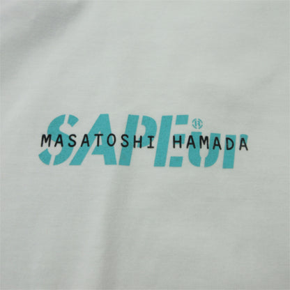 SAPEur | サプール MASATOSHI HAMADA Mintblue S/S Tee 半袖Ｔシャツ A0023-007 ホワイト サイズ：XL【三重本店】