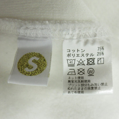 SAPEur | サプール Everyday Happyスウェット ロゴプリント裏起毛長袖スウェットシャツ スウェット ホワイト サイズ：XXL【三重本店】