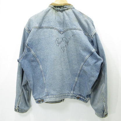 Levi's | リーバイス レザー襟デニムジャケット 90's Gジャン デニム 75520 ブルー サイズ：L【三重本店】