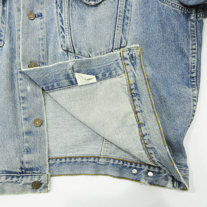 Levi's | リーバイス レザー襟デニムジャケット 90's Gジャン デニム 75520 ブルー サイズ：L【三重本店】