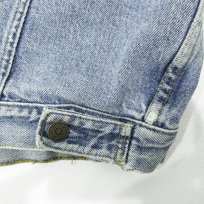 Levi's | リーバイス レザー襟デニムジャケット 90's Gジャン デニム 75520 ブルー サイズ：L【三重本店】
