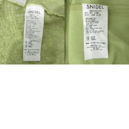 snidel | スナイデル カットレースオフショルワンピース カップ付きキャミインナー ワンピース SWCO251107 ライトグリーン(LIME ライム)【三重本店】