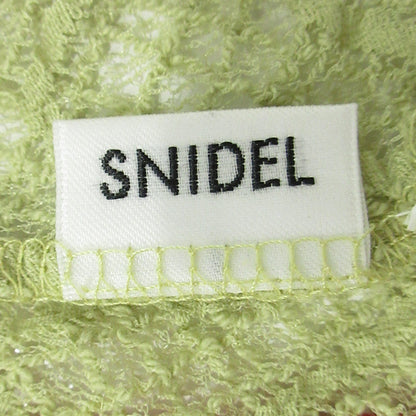 snidel | スナイデル カットレースオフショルワンピース カップ付きキャミインナー ワンピース SWCO251107 ライトグリーン(LIME ライム)【三重本店】