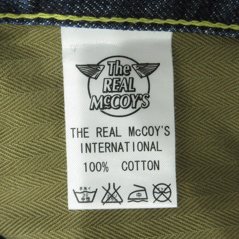 The REAL McCOY'S | ザリアルマッコイズ 大戦モデル ボタンフライデニムパンツ デニムパンツ LOT S003 ネイビー インディゴ サイズ：28【三重本店】