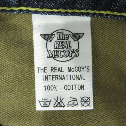 The REAL McCOY'S | ザリアルマッコイズ 大戦モデル ボタンフライデニムパンツ デニムパンツ LOT S003 ネイビー インディゴ サイズ：28【三重本店】