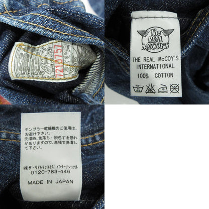 The REAL McCOY'S | ザリアルマッコイズ USED加工ボタンフライデニムパンツ ダメージ加工 デニムパンツ LOT 001 ブルー インディゴ サイズ：29【三重本店】