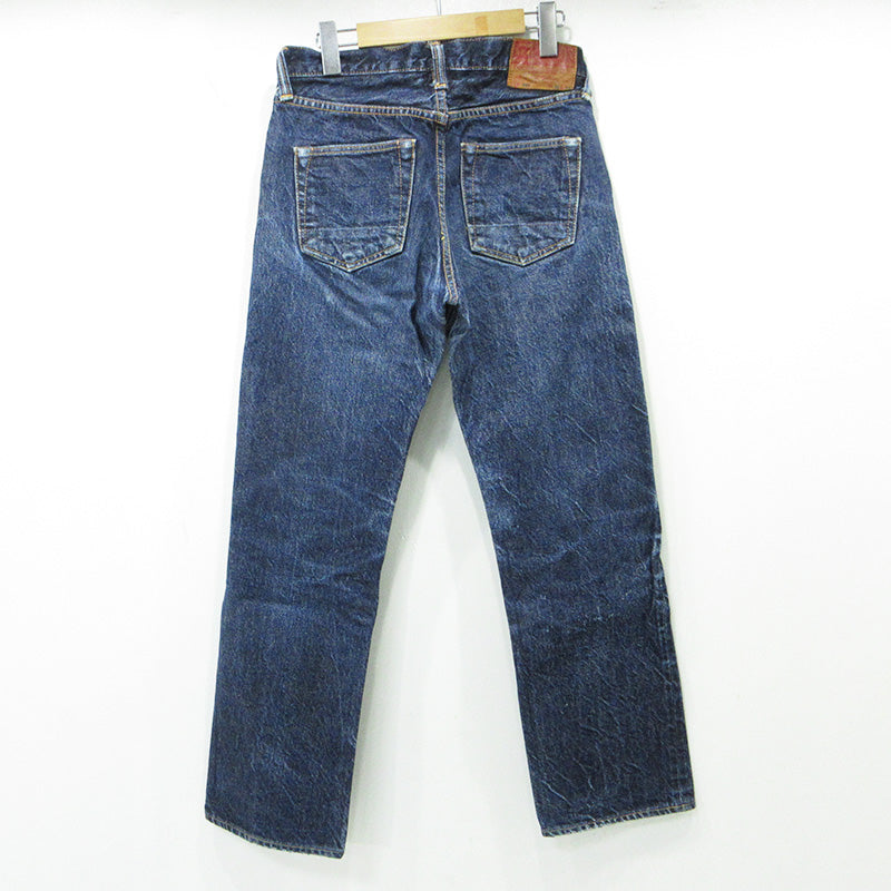 The REAL McCOY'S | ザリアルマッコイズ USED加工ボタンフライデニムパンツ ダメージ加工 デニムパンツ LOT 001 ブルー インディゴ サイズ：29【三重本店】