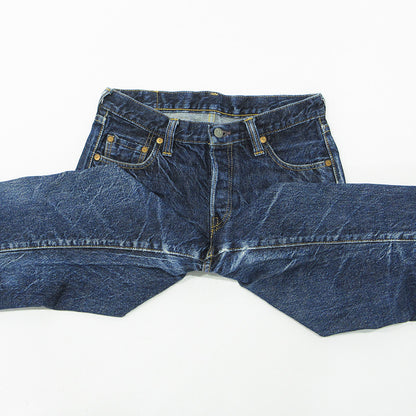 The REAL McCOY'S | ザリアルマッコイズ USED加工ボタンフライデニムパンツ ダメージ加工 デニムパンツ LOT 001 ブルー インディゴ サイズ：29【三重本店】