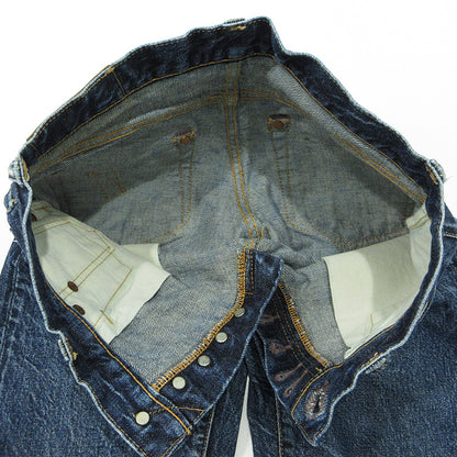The REAL McCOY'S | ザリアルマッコイズ USED加工ボタンフライデニムパンツ ダメージ加工 デニムパンツ LOT 001 ブルー インディゴ サイズ：29【三重本店】