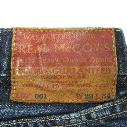 The REAL McCOY'S | ザリアルマッコイズ USED加工ボタンフライデニムパンツ ダメージ加工 デニムパンツ LOT 001 ブルー インディゴ サイズ：29【三重本店】