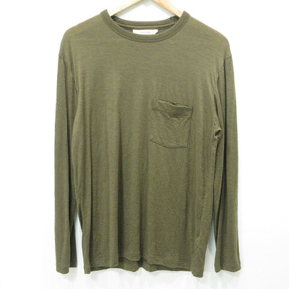 icebreaker | アイスブレーカー 胸ポケット付きウール長袖Tシャツ 長袖Ｔシャツ IT62371 カーキグリーン サイズ：S【三重本店】