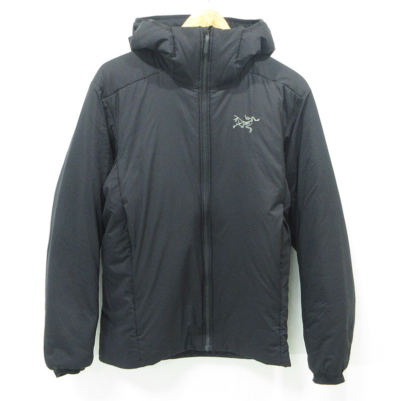 ARC'TERYX | アークテリクス ATOM SV HOODY M アトムSVフーディー ロゴ刺繍中綿ナイロンジャケット 中綿ジャケット X000009902 ブラック サイズ：XS【三重本店】