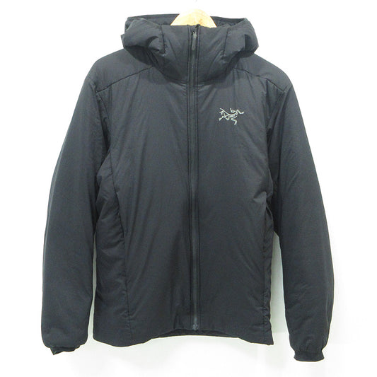 ARC'TERYX | アークテリクス ATOM SV HOODY M アトムSVフーディー ロゴ刺繍中綿ナイロンジャケット 中綿ジャケット X000009902 ブラック サイズ：XS【三重本店】