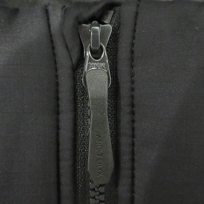 ARC'TERYX | アークテリクス ATOM SV HOODY M アトムSVフーディー ロゴ刺繍中綿ナイロンジャケット 中綿ジャケット X000009902 ブラック サイズ：XS【三重本店】