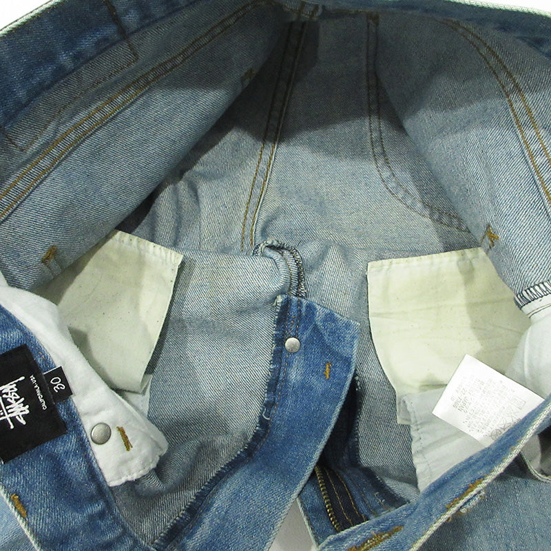 STUSSY | ステューシー ジップフライショートデニムパンツ ショートパンツ ブルー インディゴ サイズ：30【三重本店】
