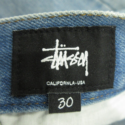 STUSSY | ステューシー ジップフライショートデニムパンツ ショートパンツ ブルー インディゴ サイズ：30【三重本店】
