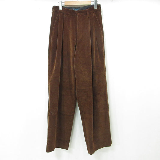 kolor | カラー サンプル品 コーデュロイパンツ パンツ 25WCL- ブラウン サイズ：2【三重本店】