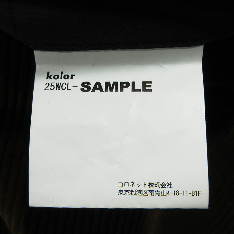 kolor | カラー サンプル品 コーデュロイパンツ パンツ 25WCL- ブラウン サイズ：2【三重本店】