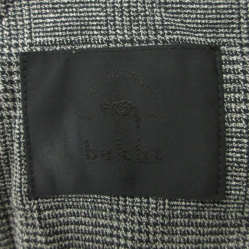 bukht | ブフト 総柄コットンリネンスラックス チェック柄パンツ その他ボトムス BV-62806 グレー サイズ：M【三重本店】