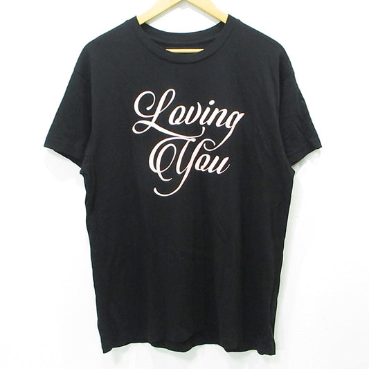 AMIRI | アミリ LOVING YOU T-SHIRT ロゴプリント半袖Tシャツ 半袖Ｔシャツ ブラック サイズ：XS【三重本店】