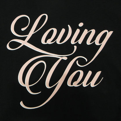 AMIRI | アミリ LOVING YOU T-SHIRT ロゴプリント半袖Tシャツ 半袖Ｔシャツ ブラック サイズ：XS【三重本店】