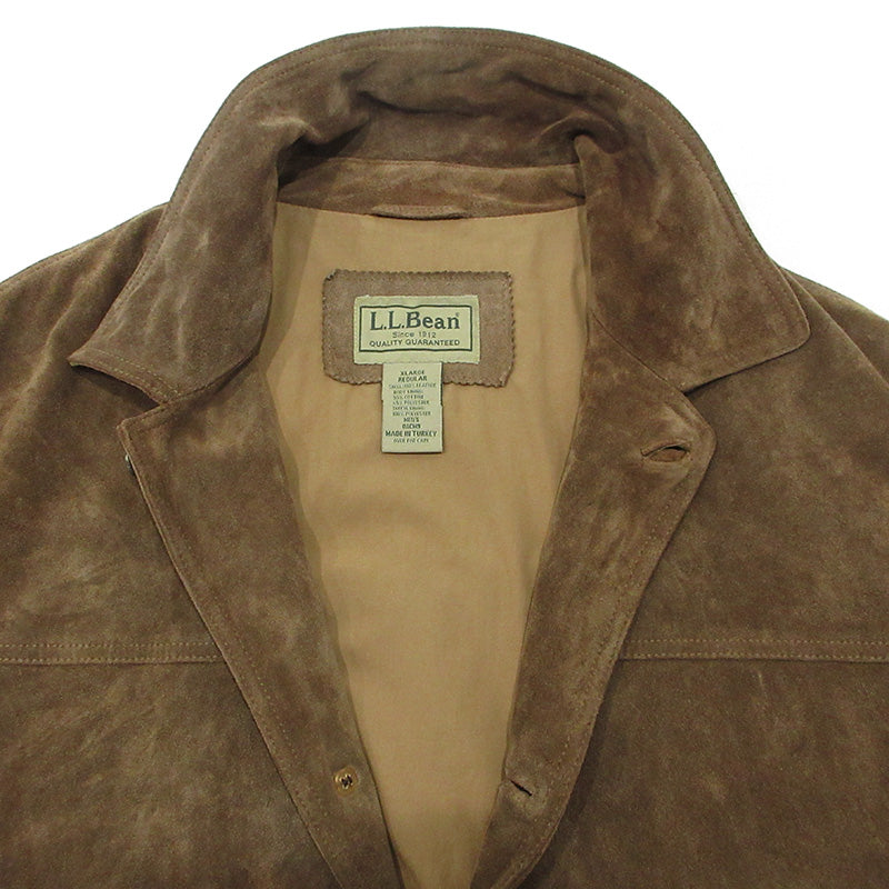 L.L.Bean | エルエルビーン スエードレザージャケット レザー OACM9 ブラウン サイズ：XL【三重本店】