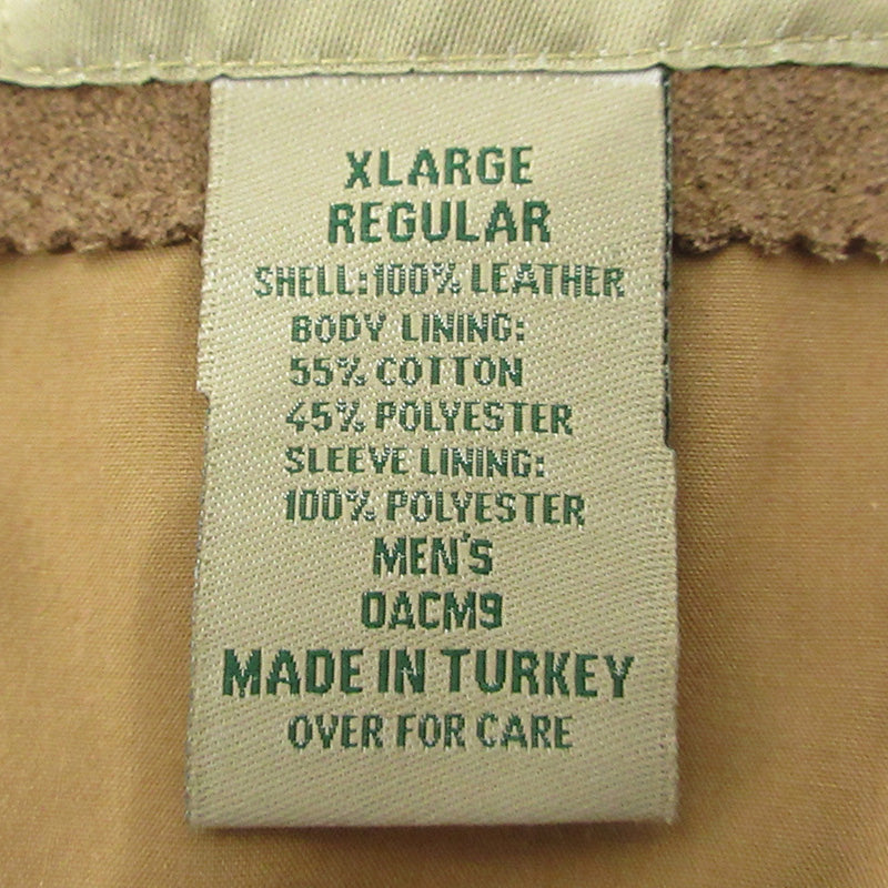 L.L.Bean | エルエルビーン スエードレザージャケット レザー OACM9 ブラウン サイズ：XL【三重本店】